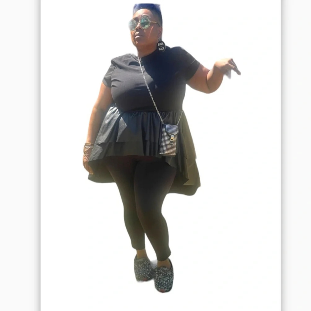 Plus Size Women’s Peplum Top
